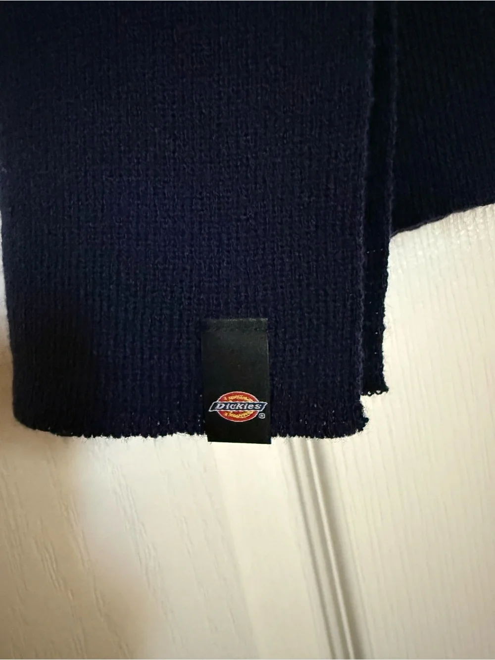 Dickies Navy Knit Beanie and Scarf Set